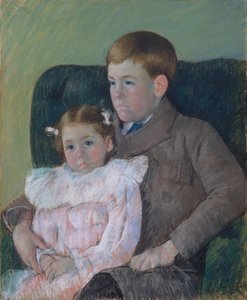 Gardner and Ellen Mary Cassatt by Mary Cassatt
